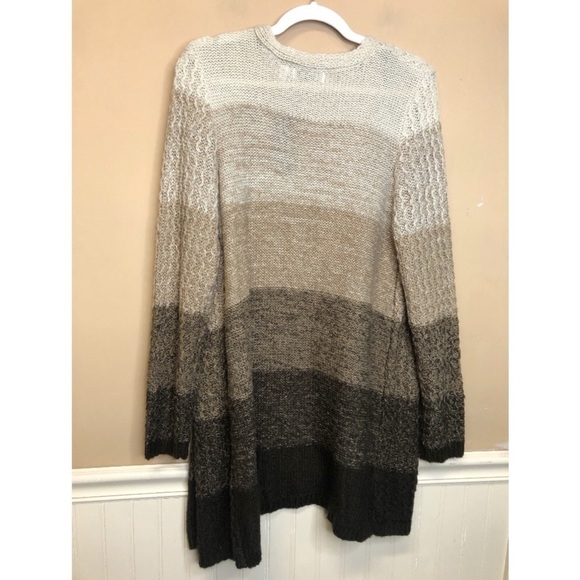 Kim Rogers Brown Knit Cardigan Sweater Size L NWT - Picture 2 of 5